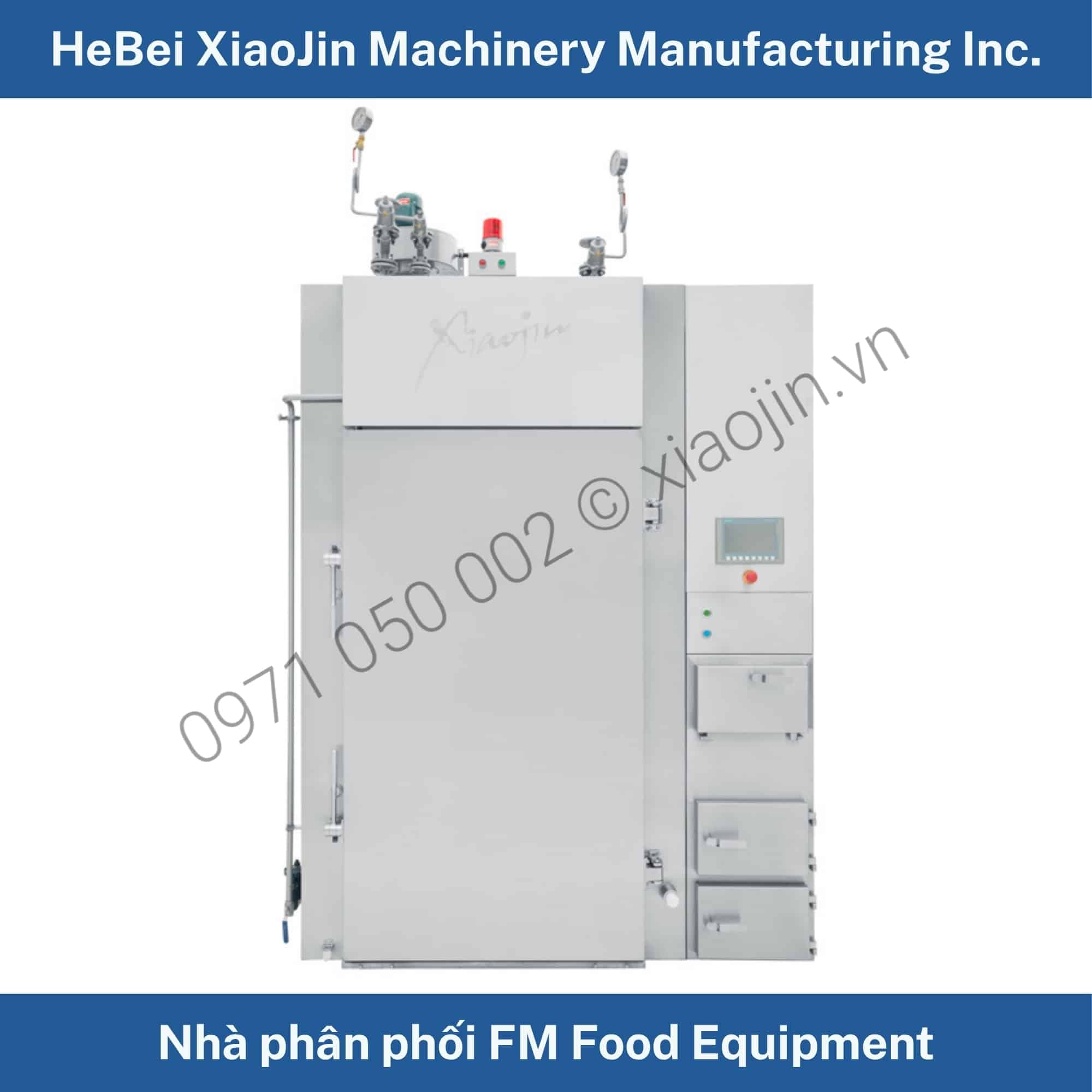 Lò xông khói thực phẩm 2 cửa Xiaojin YXQ2-2 1 Lò xông khói thực phẩm 2 cửa Xiaojin YXQ2-2