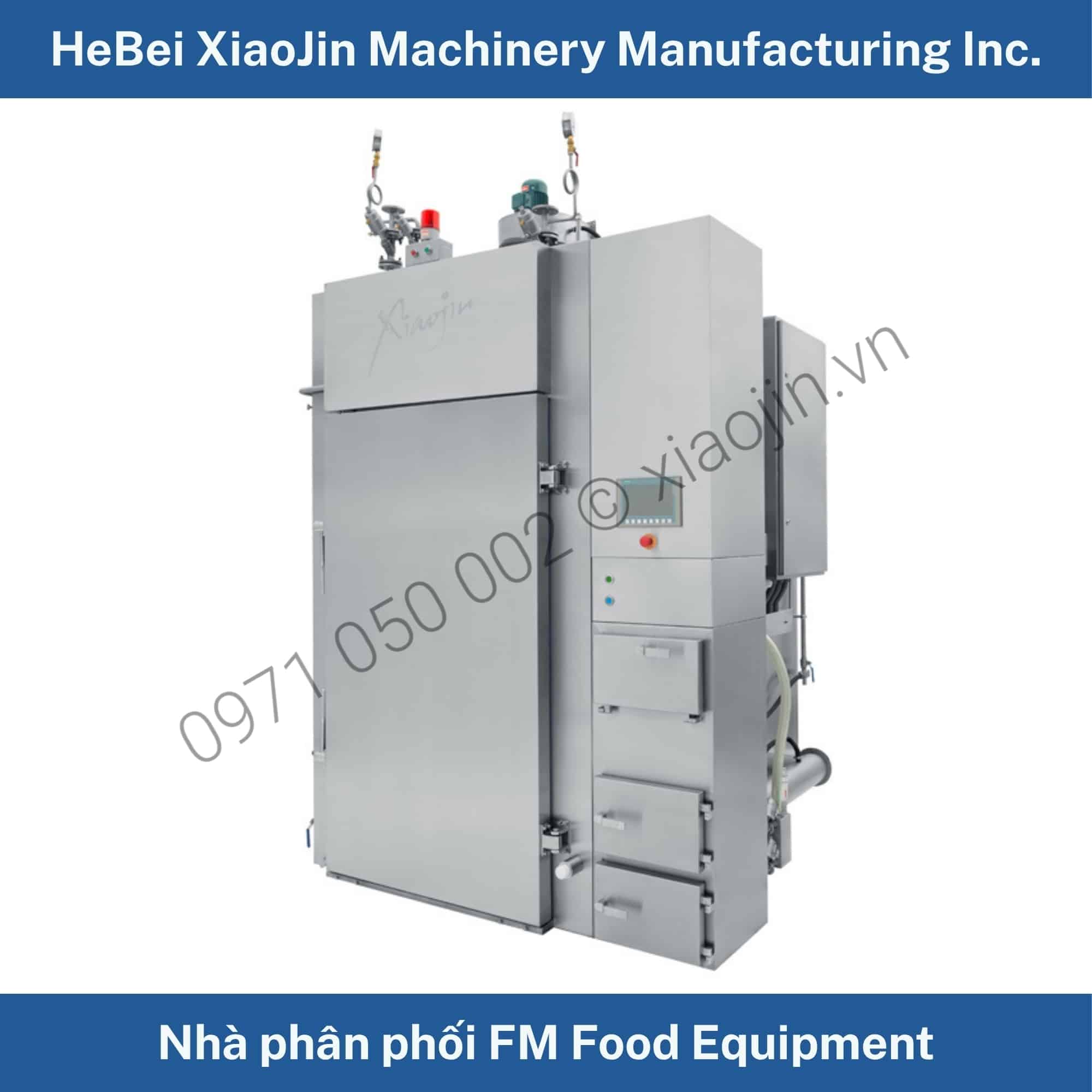 Lò xông khói thực phẩm 2 cửa Xiaojin YXQ2-2 2 Lò xông khói thực phẩm 2 cửa Xiaojin YXQ2-2 - Ảnh 2